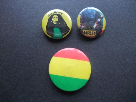 Bob Marley Jamaicaans reggae-zanger lot van 3